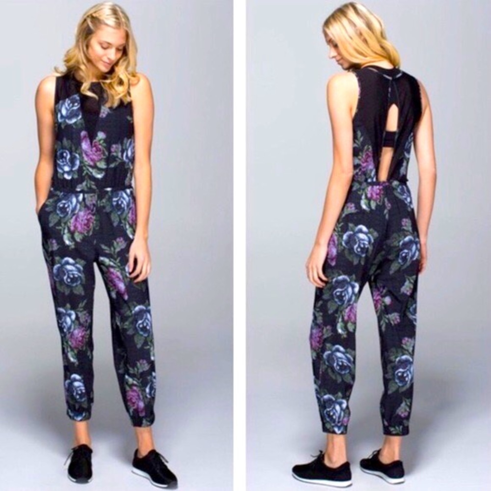 Lululemon Garden Floral Jumpsuit size 6
